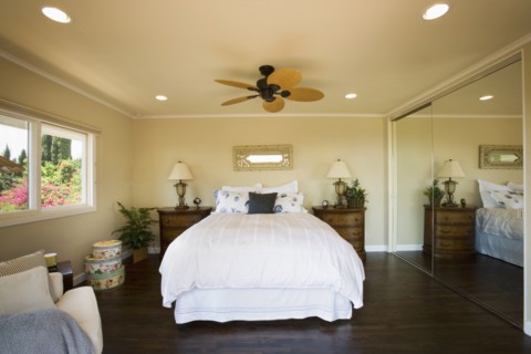 Interior of a traditional bedroom