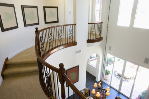 Second floor landing of home.