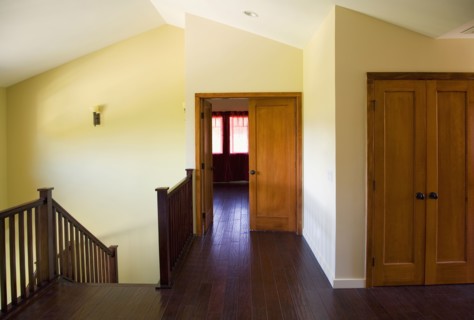 Interior of an upstairs hallway