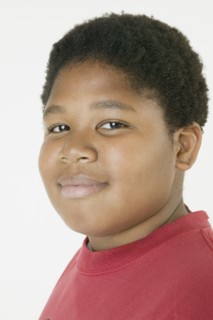 Close up of African boy