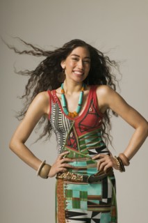 Asian woman with hands on hips