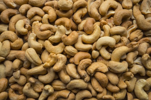 Pile of cashews