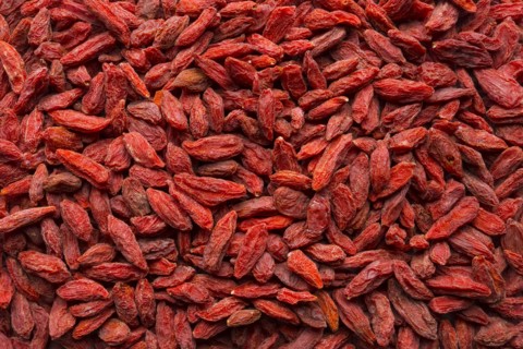 Pile of goji berries