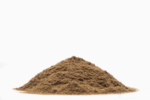 Pile of brown powder