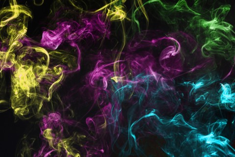 Multicolor smoke
