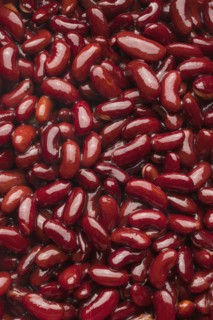 Pile of red kidney beans