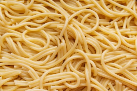 Pile of noodles