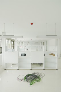 Cables in new empty office