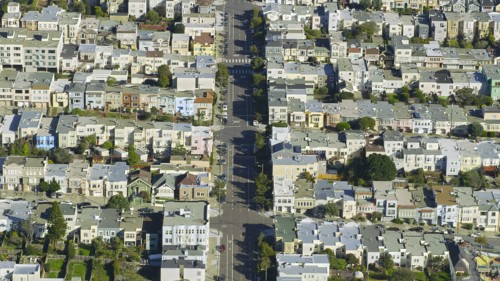 Aerial view of cityscape