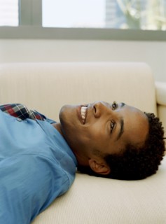 Man laying down