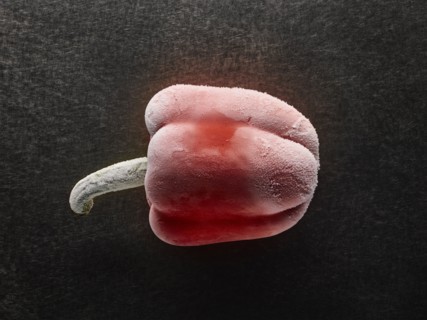 Frozen red pepper