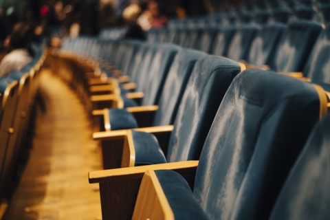 Empty seats in theater