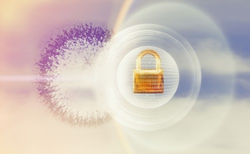 Protected lock in pixelated sky