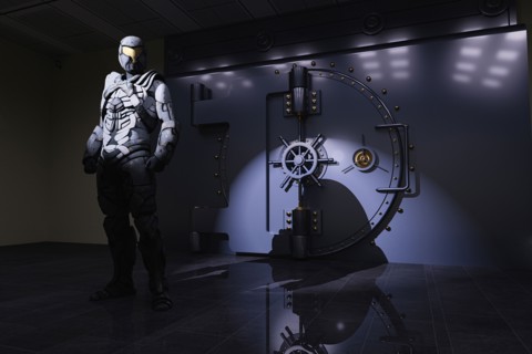 Android guarding vault