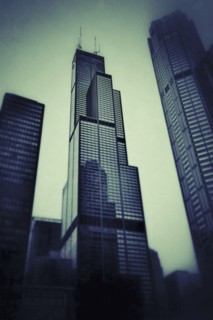 Sears Tower in fog