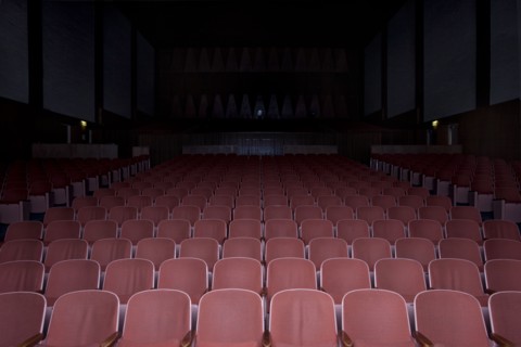 Empty movie theater
