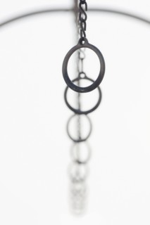 Athletic rings hanging in a row