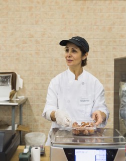 Cook working in kitchen