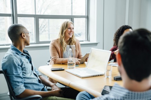 Business people in meeting