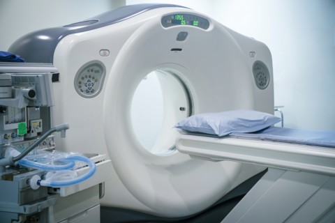 Scanner at hospital