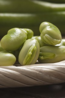 Close up of green beans