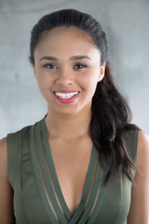 Portrait of smiling Mixed Race woman