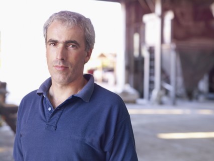 Hispanic man in factory