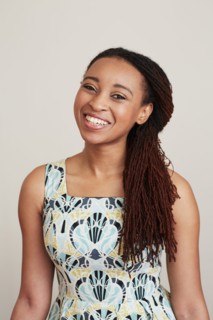 African American woman smiling