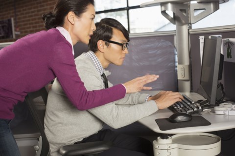 Business people working together in office