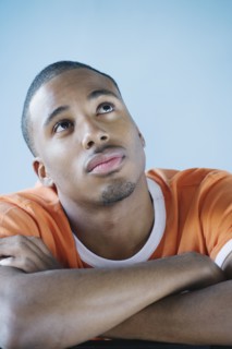Young man posing for the camera