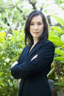 Japanese businesswoman with arms crossed