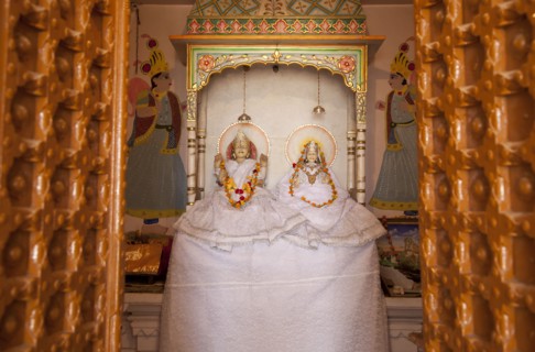 Ornate religious statues