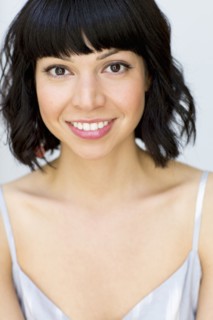 Smiling mixed race woman