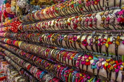 Headbands for sale in store