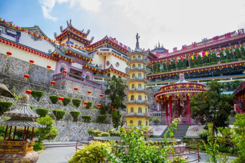 Ornate Kek Lok Si temple