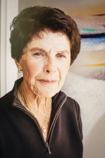 Close up of serious older Caucasian woman