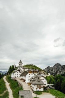 Houses on hill