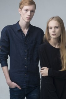 Portrait of serious Caucasian couple