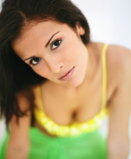 Young woman posing
