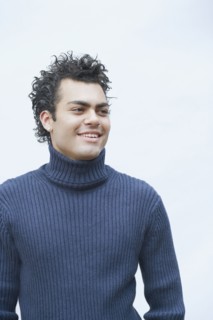 Young man posing for the camera