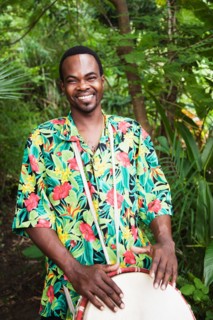 African man smiling