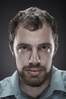Portrait of serious man with beard