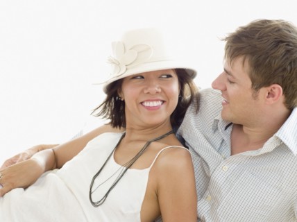 Smiling couple