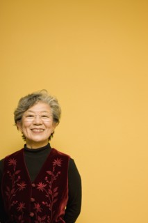 Portrait of senior Asian woman