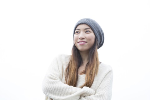 Japanese woman with arms crossed