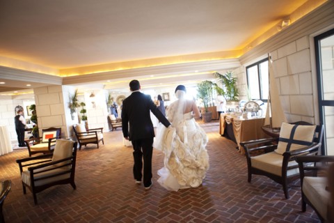 Egyptian bride and groom on wedding day
