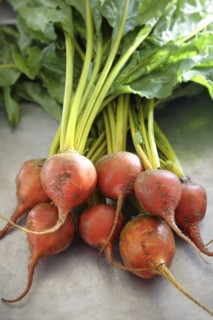 Close up of beets