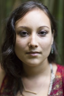 Portrait of serious Caucasian woman