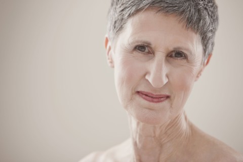 Smiling Caucasian woman