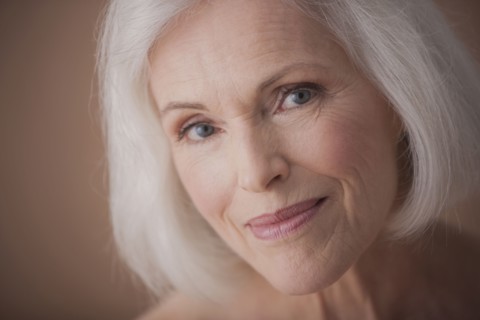 Smiling Caucasian woman